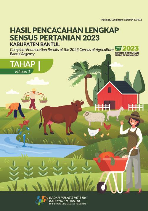 Hasil Pencacahan Lengkap Sensus Pertanian 2023 – Tahap I Kabupaten Bantul